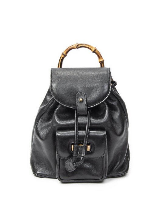 Gucci Minibumbu Backpack Black Calfskin Leather main image 14